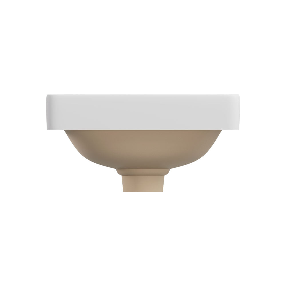 Fienza Aluca SquareSemi-Inset Counter Ceramic Basin RB533