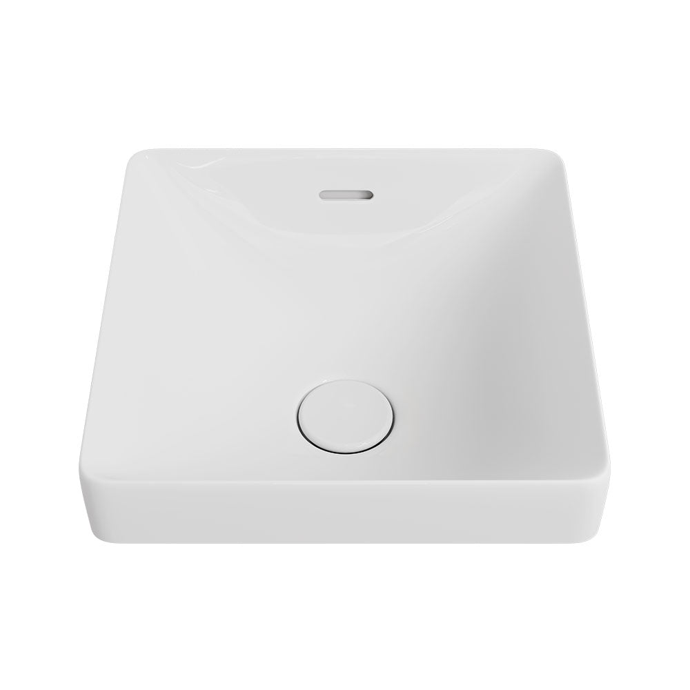 Fienza Aluca SquareSemi-Inset Counter Ceramic Basin RB533