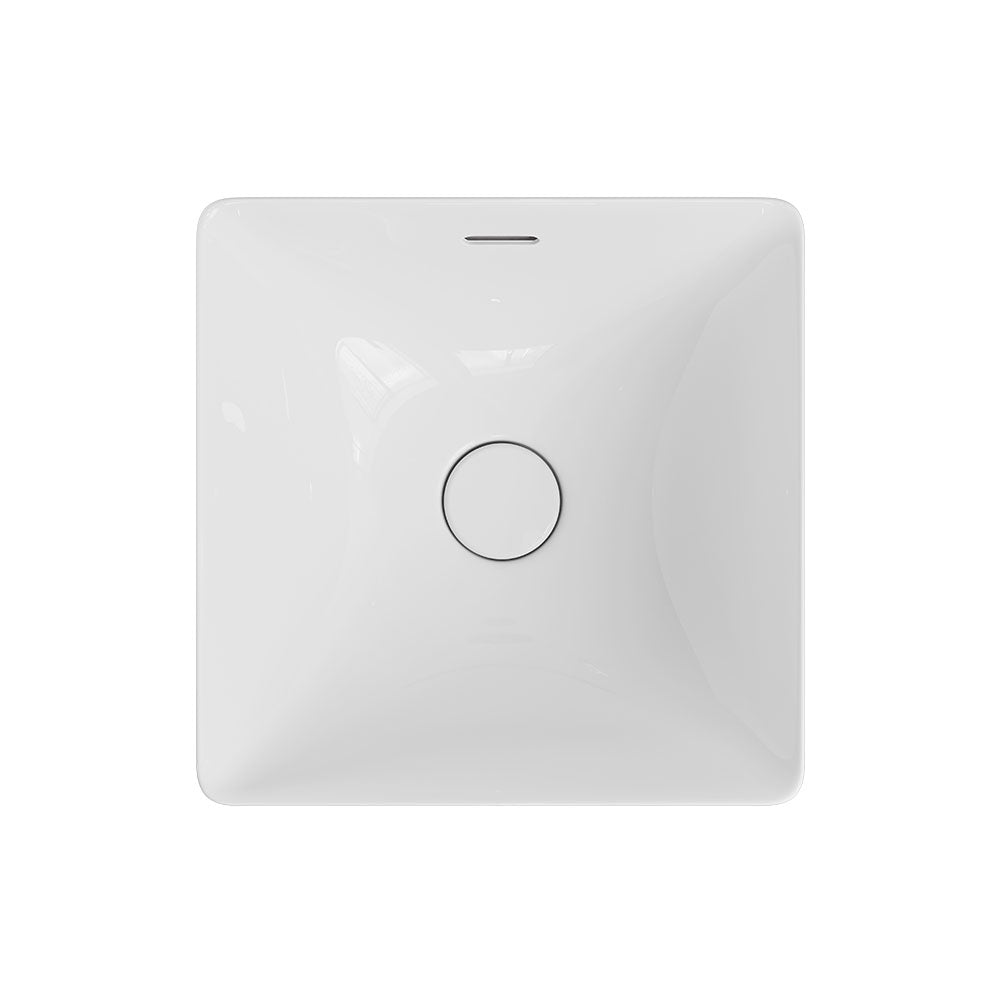 Fienza Aluca SquareSemi-Inset Counter Ceramic Basin RB533