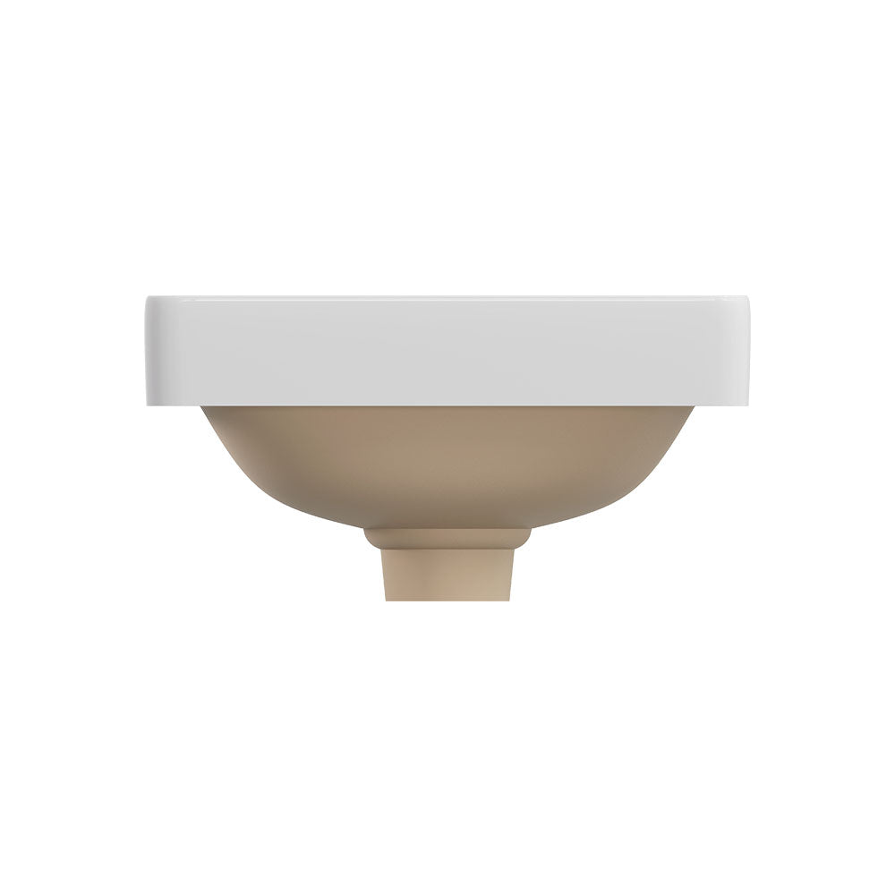 Fienza Aluca SquareSemi-Inset Counter Ceramic Basin RB533