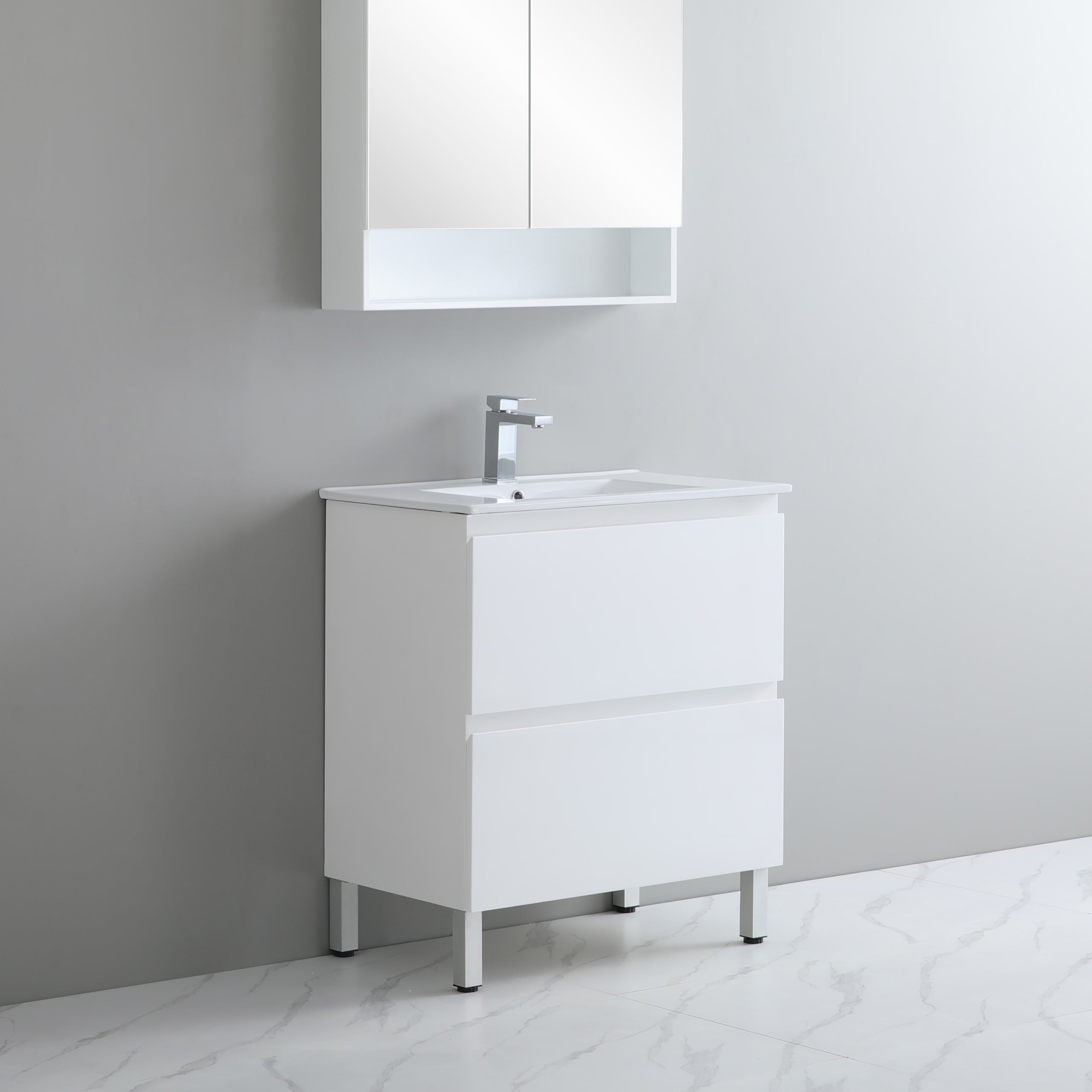 Riva 900mm PVC Freestanding Vanity