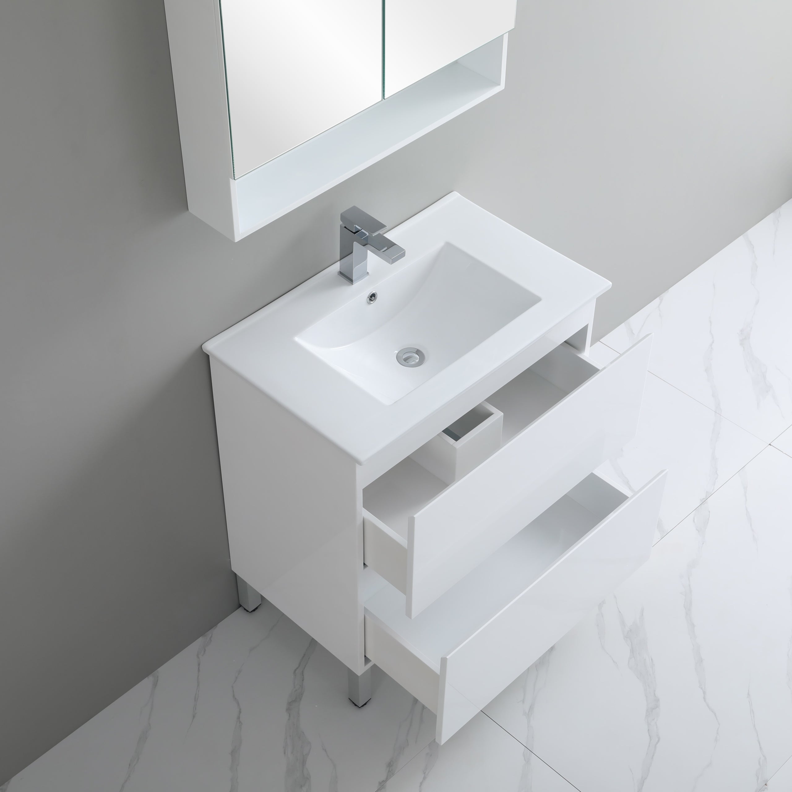 Riva 900mm PVC Freestanding Vanity