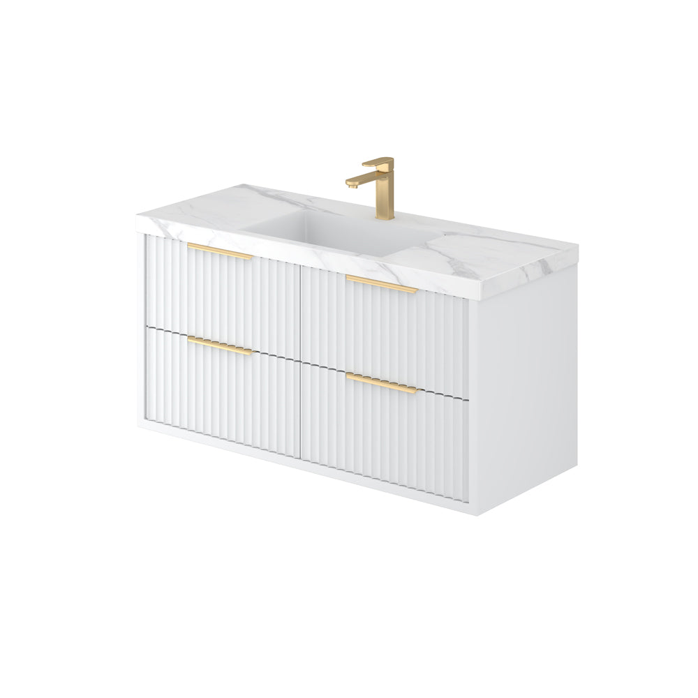 Ceto Rome 1200mm Wall Hung Vanity Cabinet ROM1200-W-MW