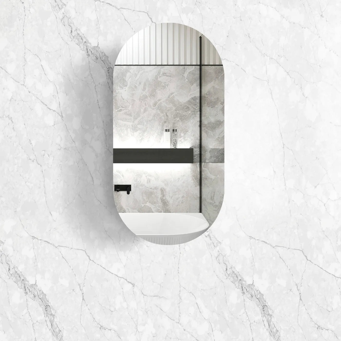 Otti Noosa Designer Shaving Cabinet - SOV9045