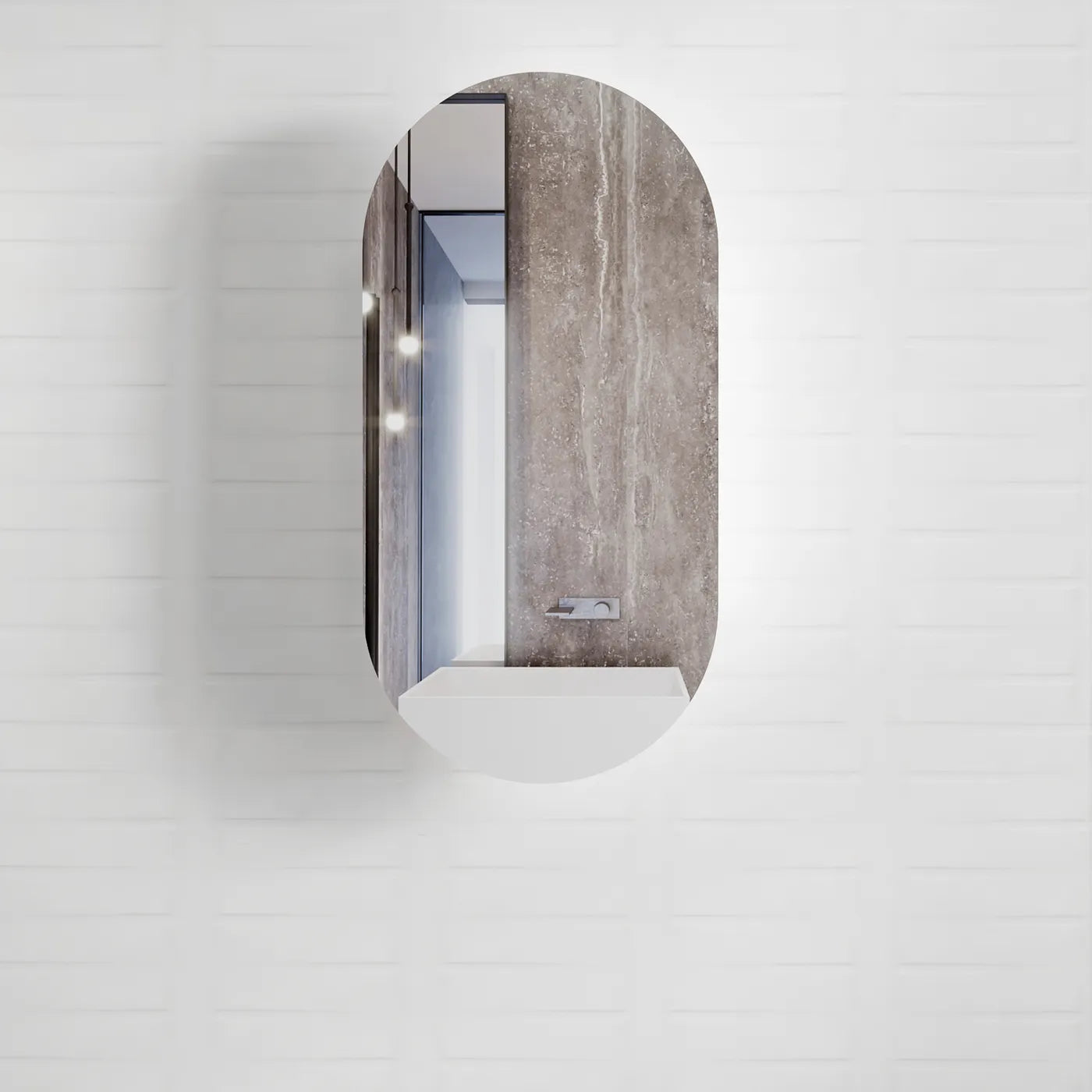 Otti Noosa Designer Shaving Cabinet - SOV9045
