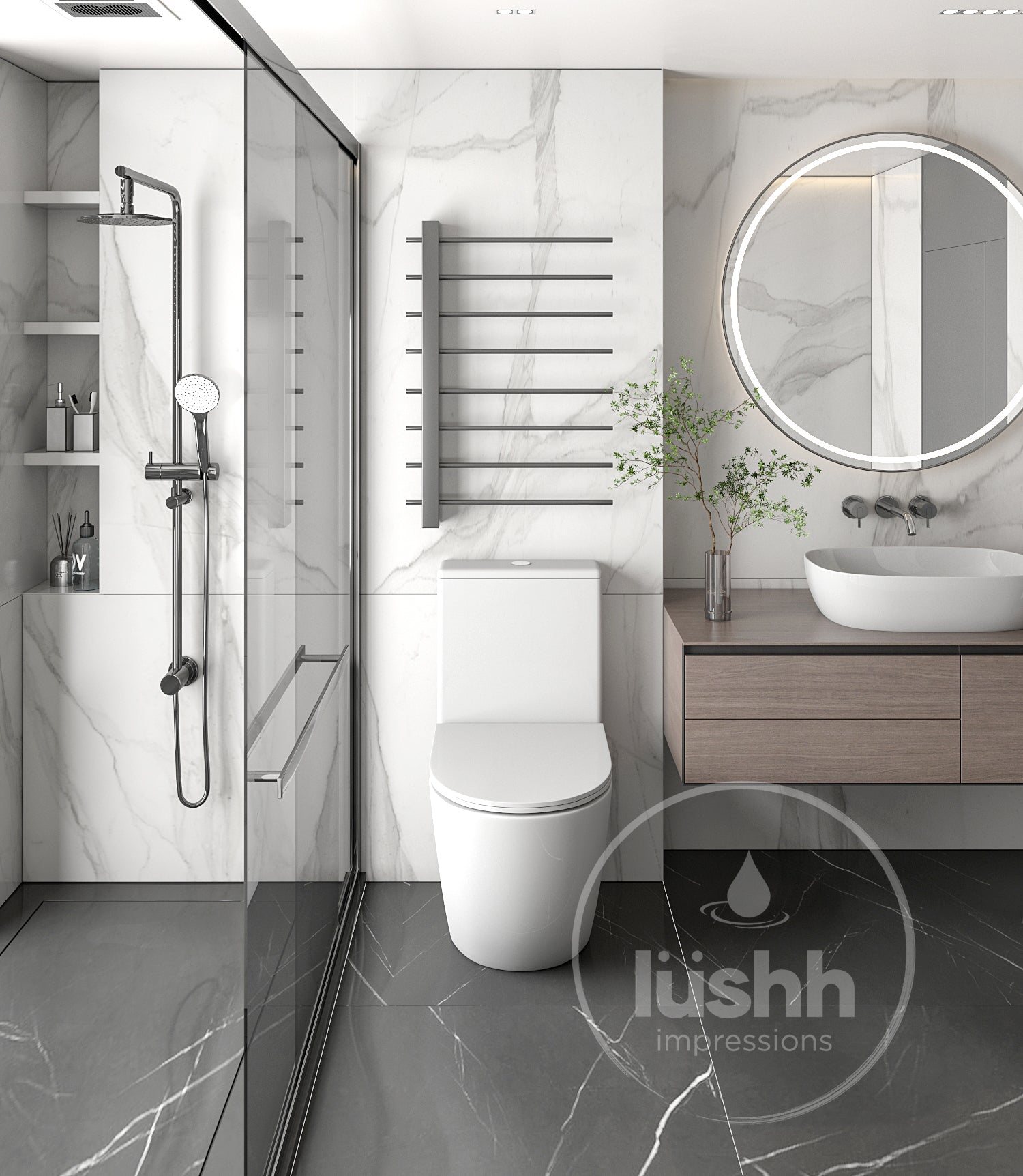 Lushh Sequoia Back To Wall Toilet Suite LS-SQ-BTW-88