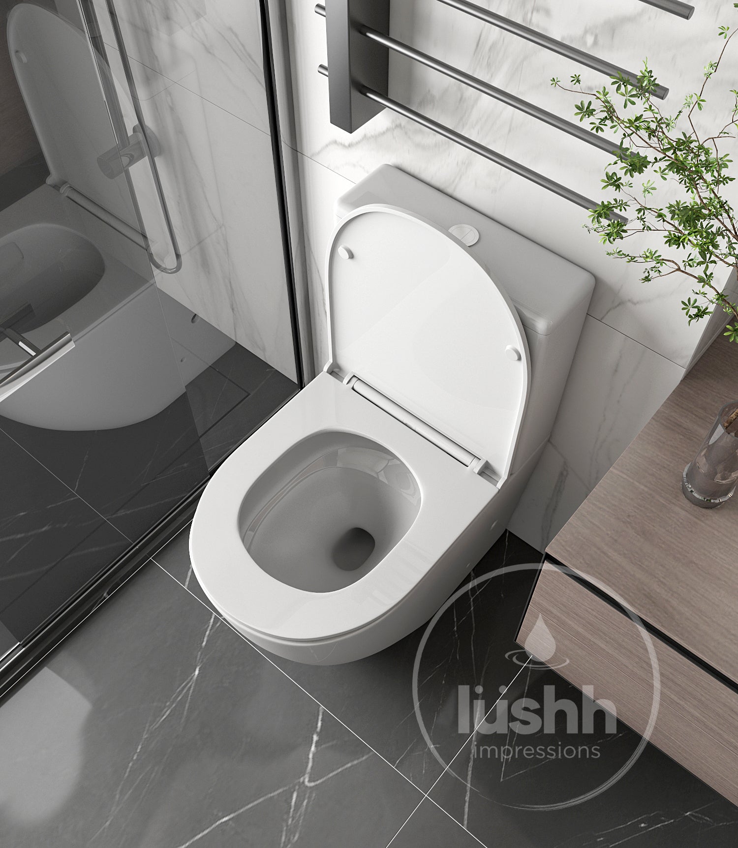 Lushh Sequoia Back To Wall Toilet Suite LS-SQ-BTW-88