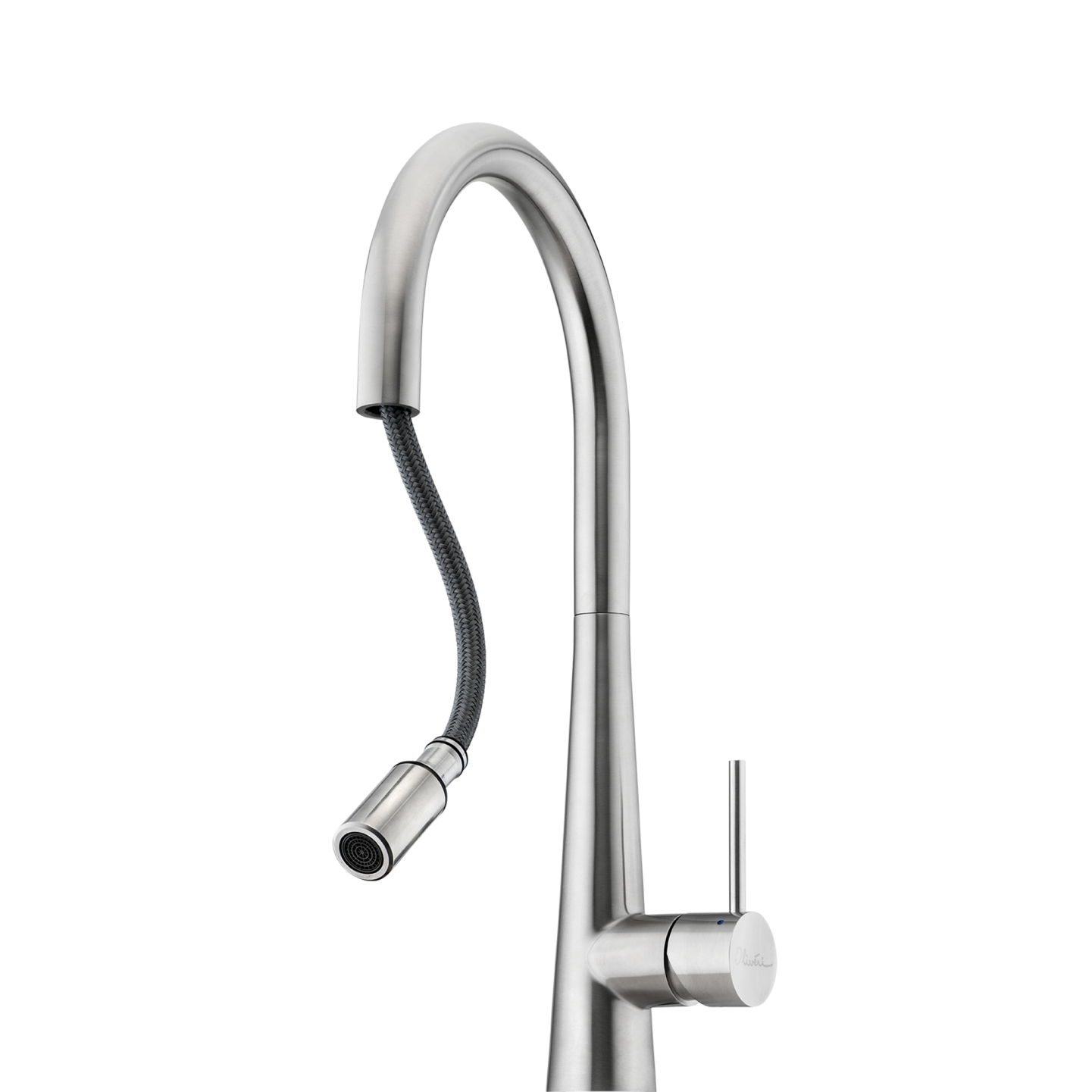 Oliveri Essente 316 Stainless Steel Gooseneck Pullout Mixer SS31625