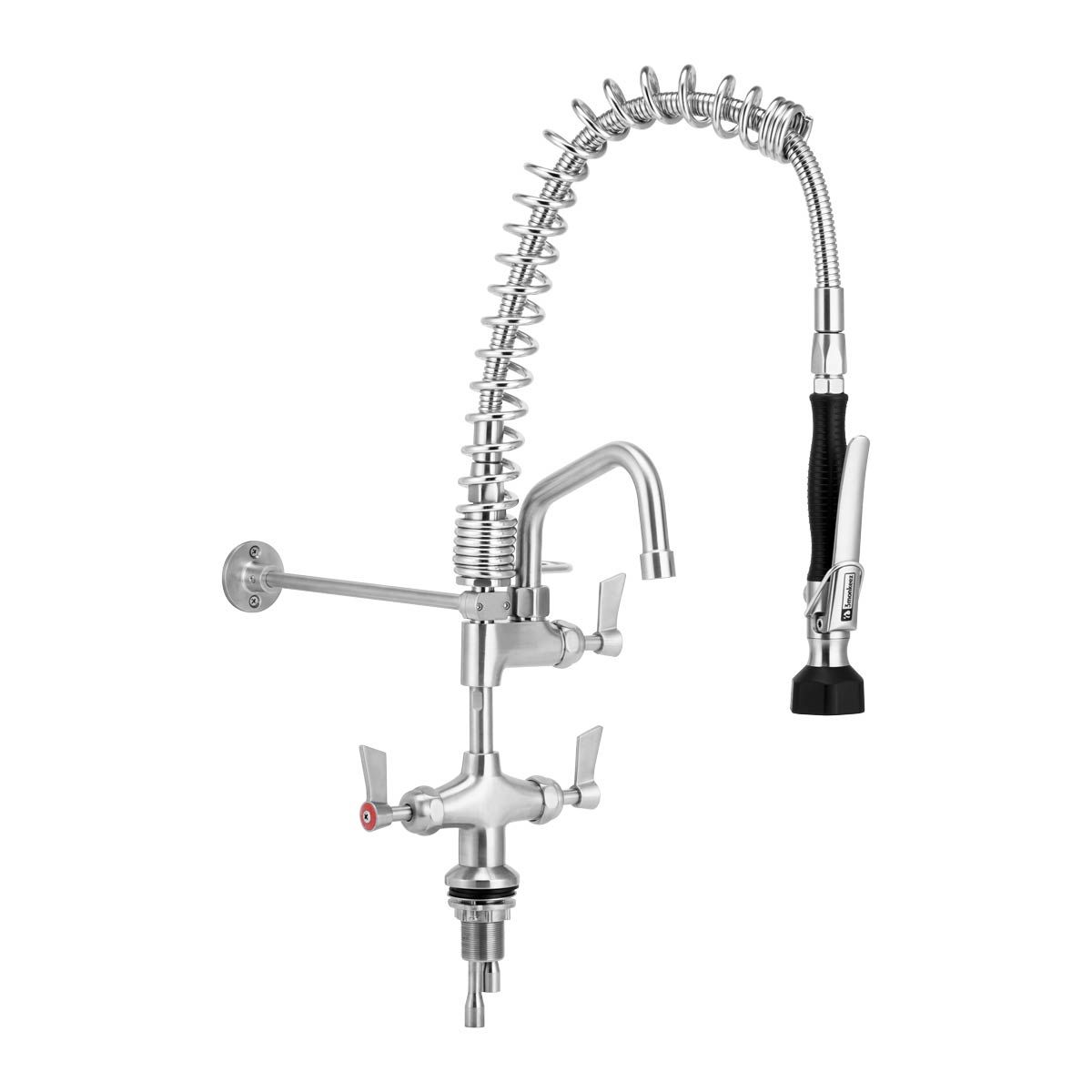 3monkeez Compact Dual Bench Mount Pre Rinse Unit
