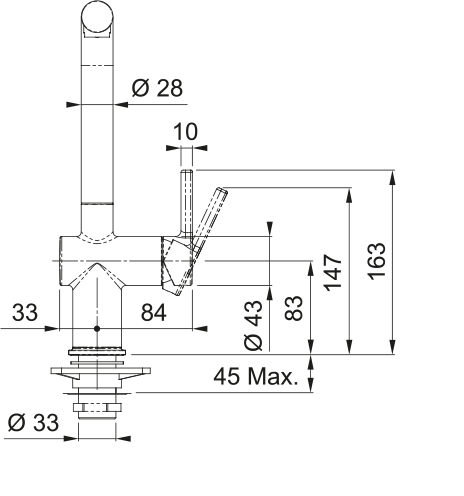 Franke Active Pull Out Mixer Chrome TA7701