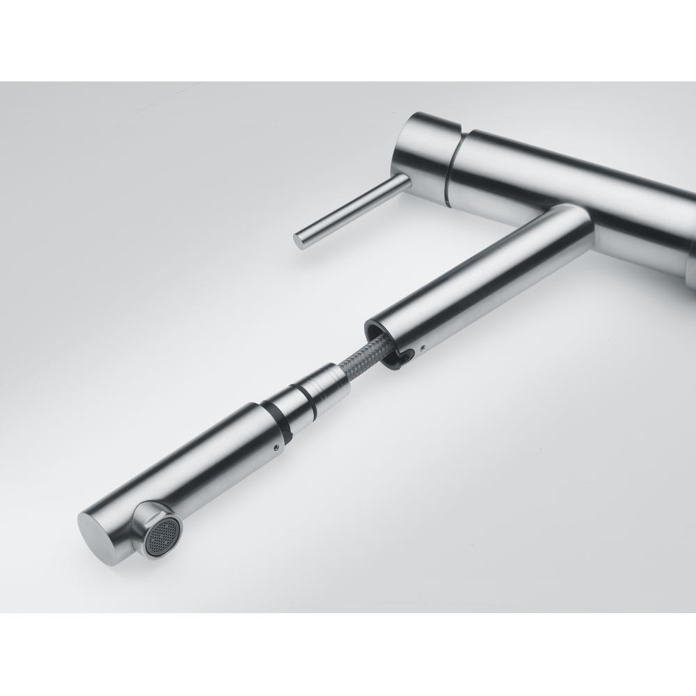 Franke Orbit Pull Out Sink Mixer Stainless Steel TA9201