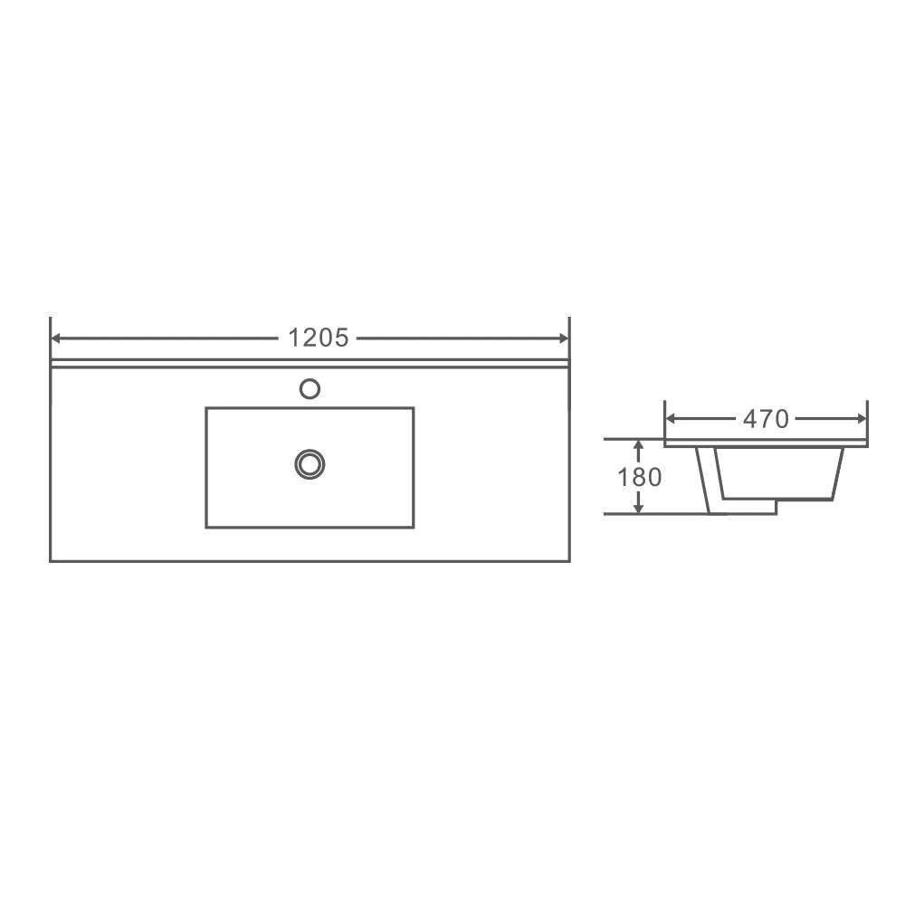 Mercio Bella 1200mm Floor Standing Vanity