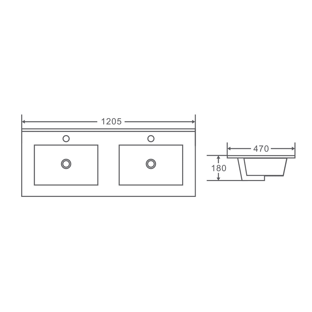 Mercio Bella 1200mm Floor Standing Vanity