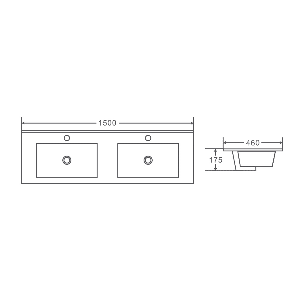 Mercio Bella 1500mm Floor Standing Vanity