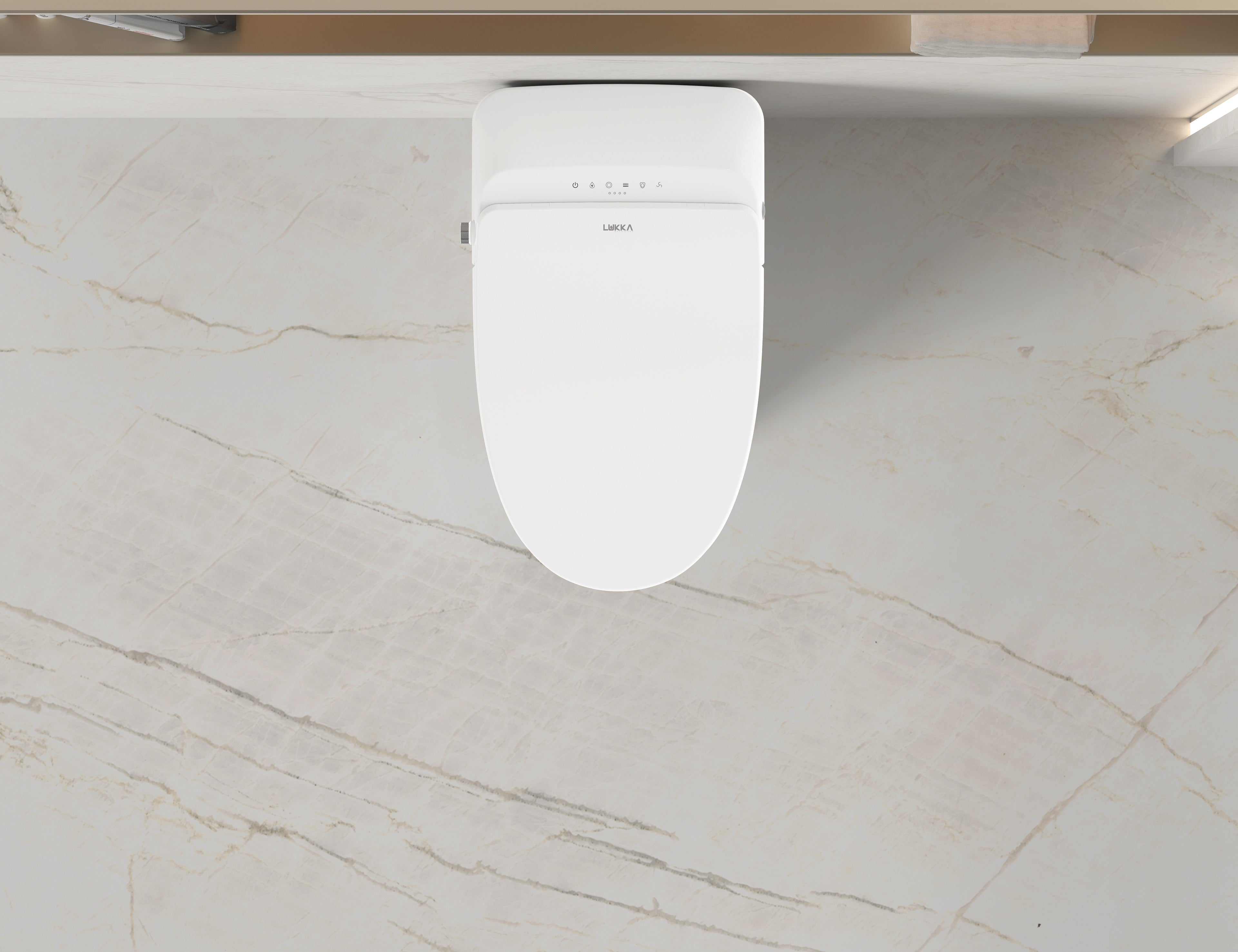 Lukka Lesbos Back to Wall Smart Toilet LK-LS318SMWFP