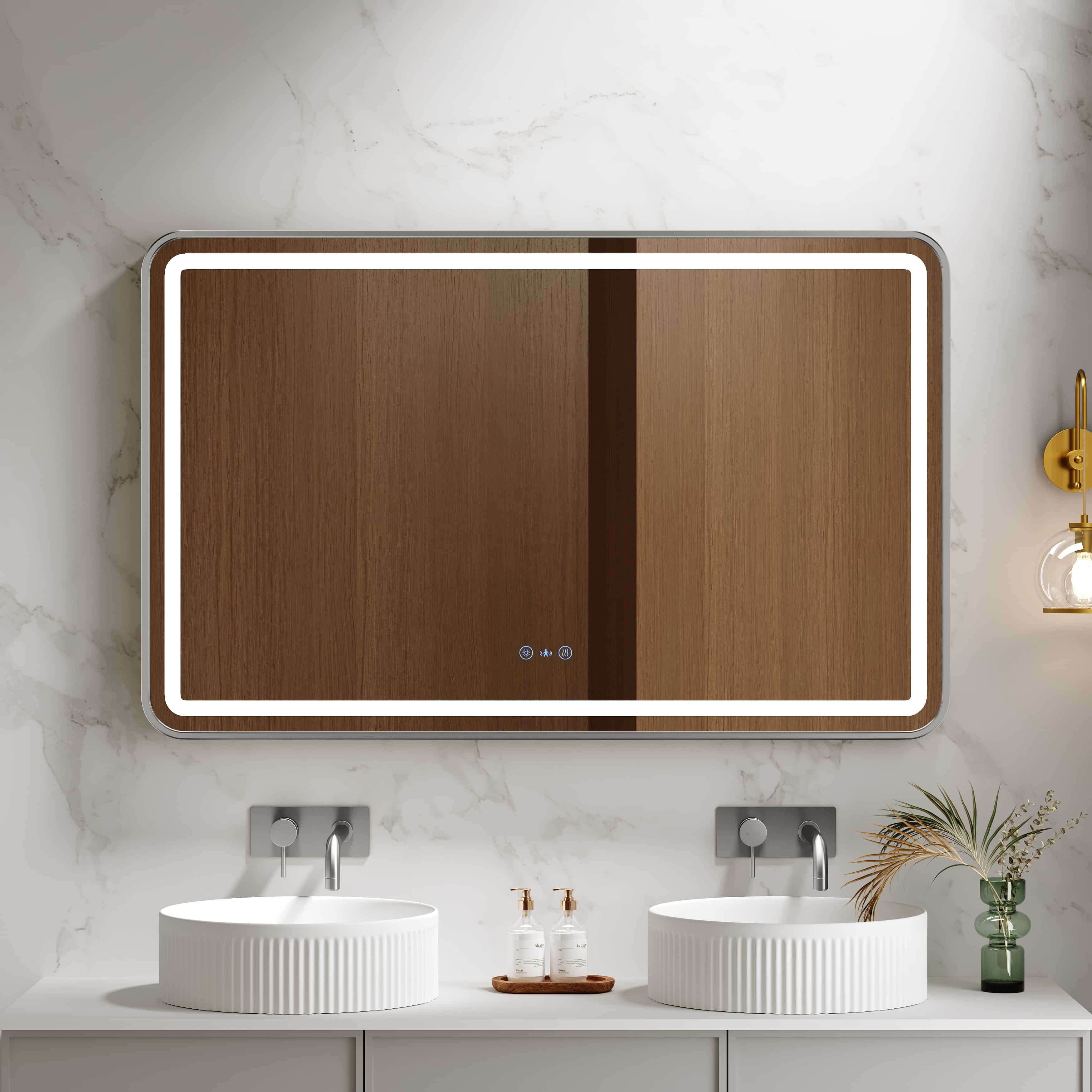 Mercio Venus 1200 x 750mm Framed LED Mirror