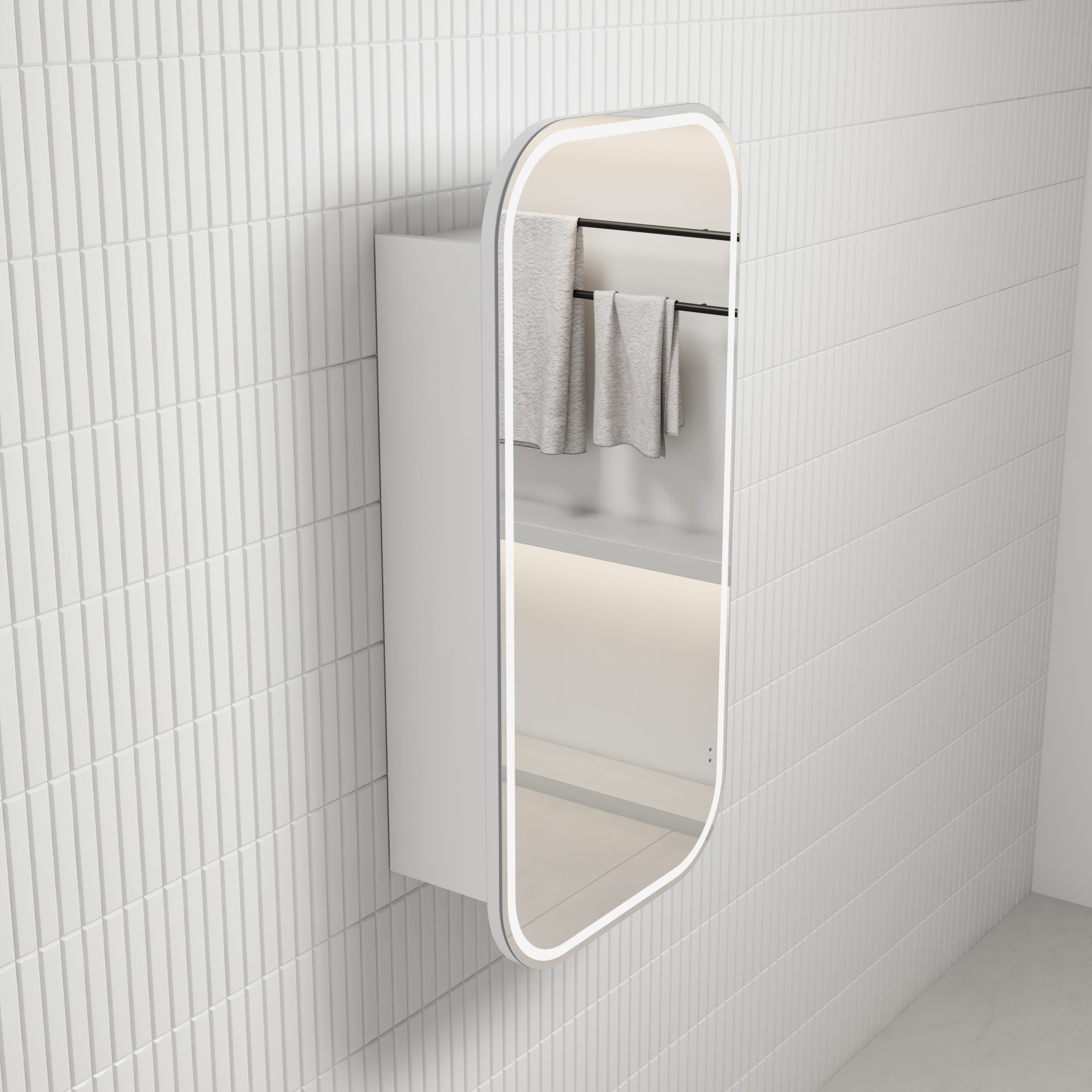 Aulic Vienna LED Frameless Shaving Cabinet