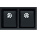 Franke Kubus KBG120ONYX Double Bowl Kitchen Sink