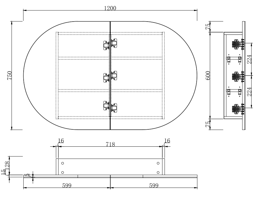 Cassa Design 1200mm Elli Pill Shaving Cabinet