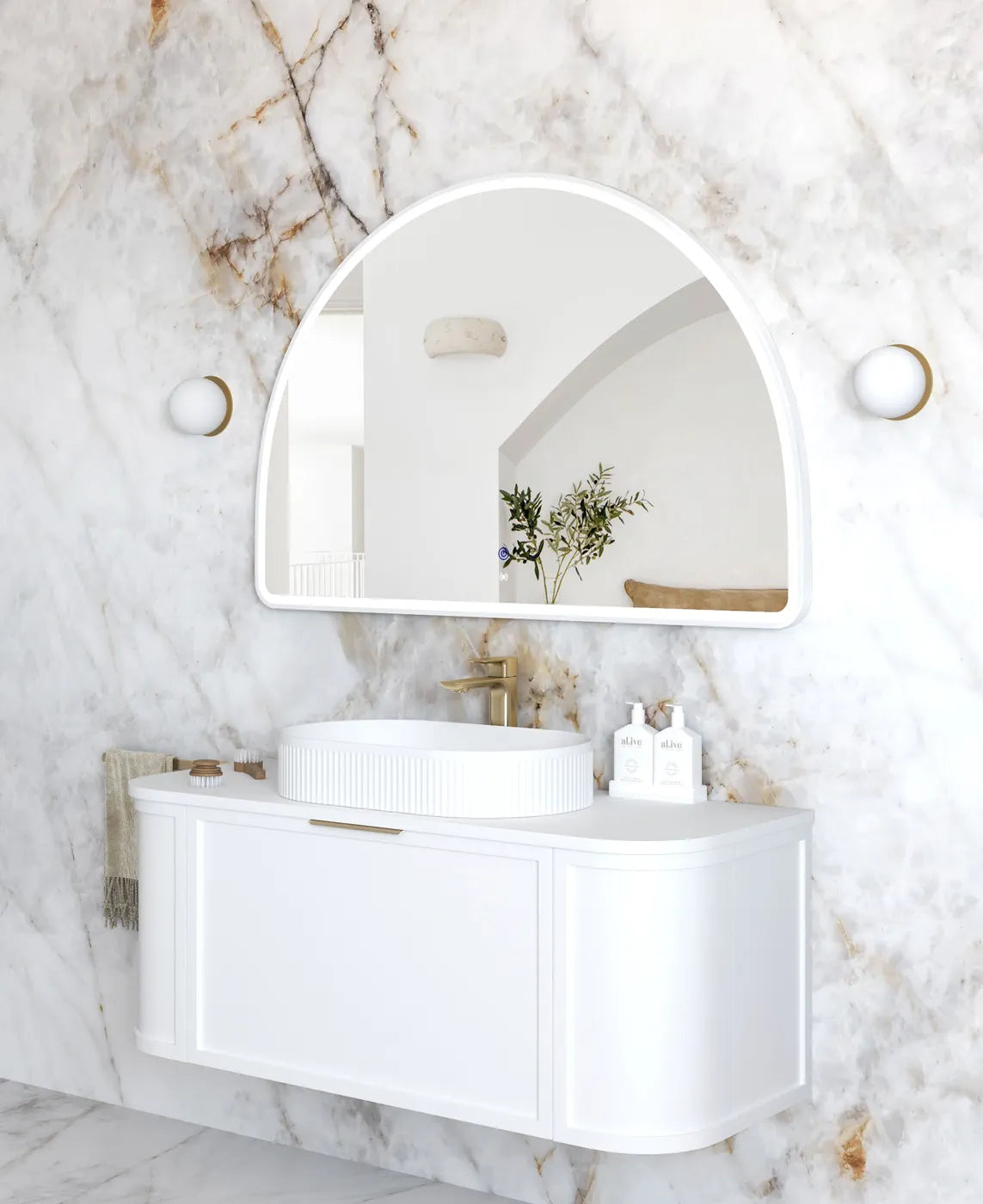 Otti LED Moonlight Archie Framed Mirror 800 x 1200mm