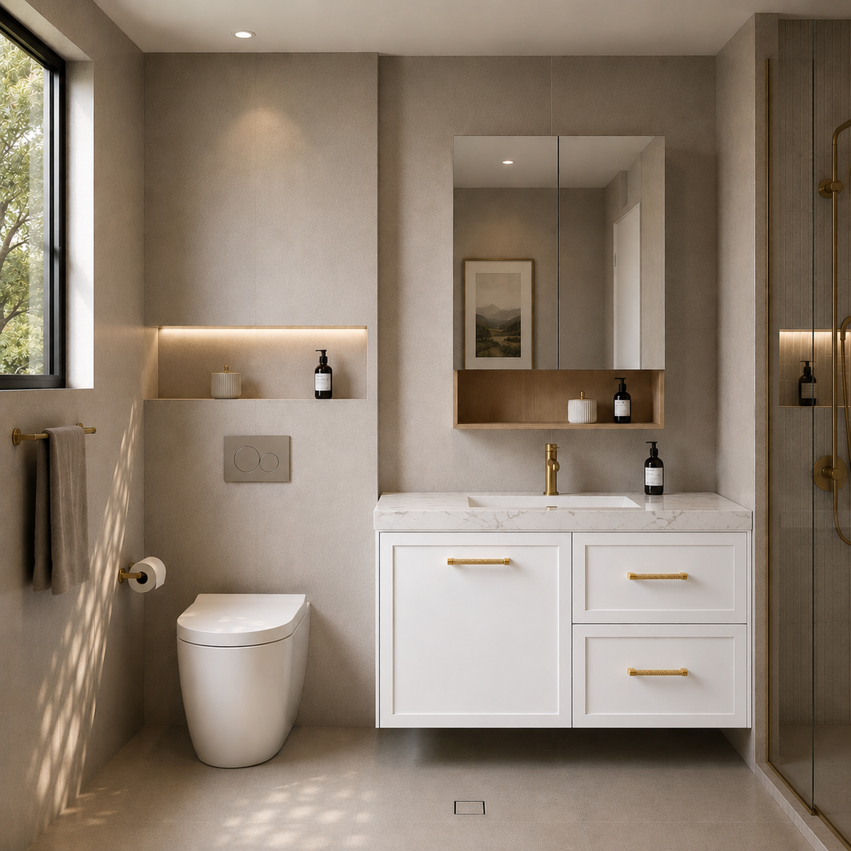 Lukka Kingsley Federation 900mm Wall Hung Right-Hand Drawer Vanity