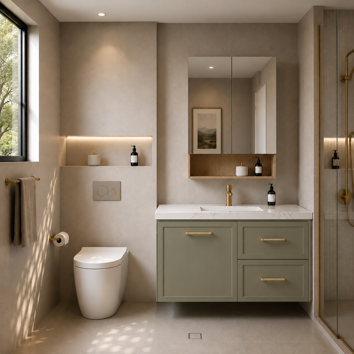 Lukka Kingsley Federation 900mm Wall Hung Right-Hand Drawer Vanity