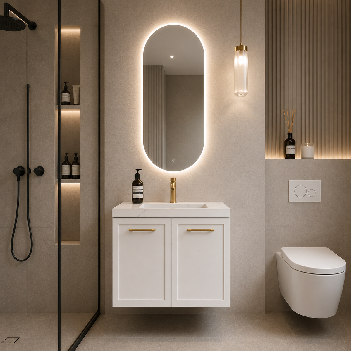 Lukka Kingsley Federation 600mm Wall Hung Vanity