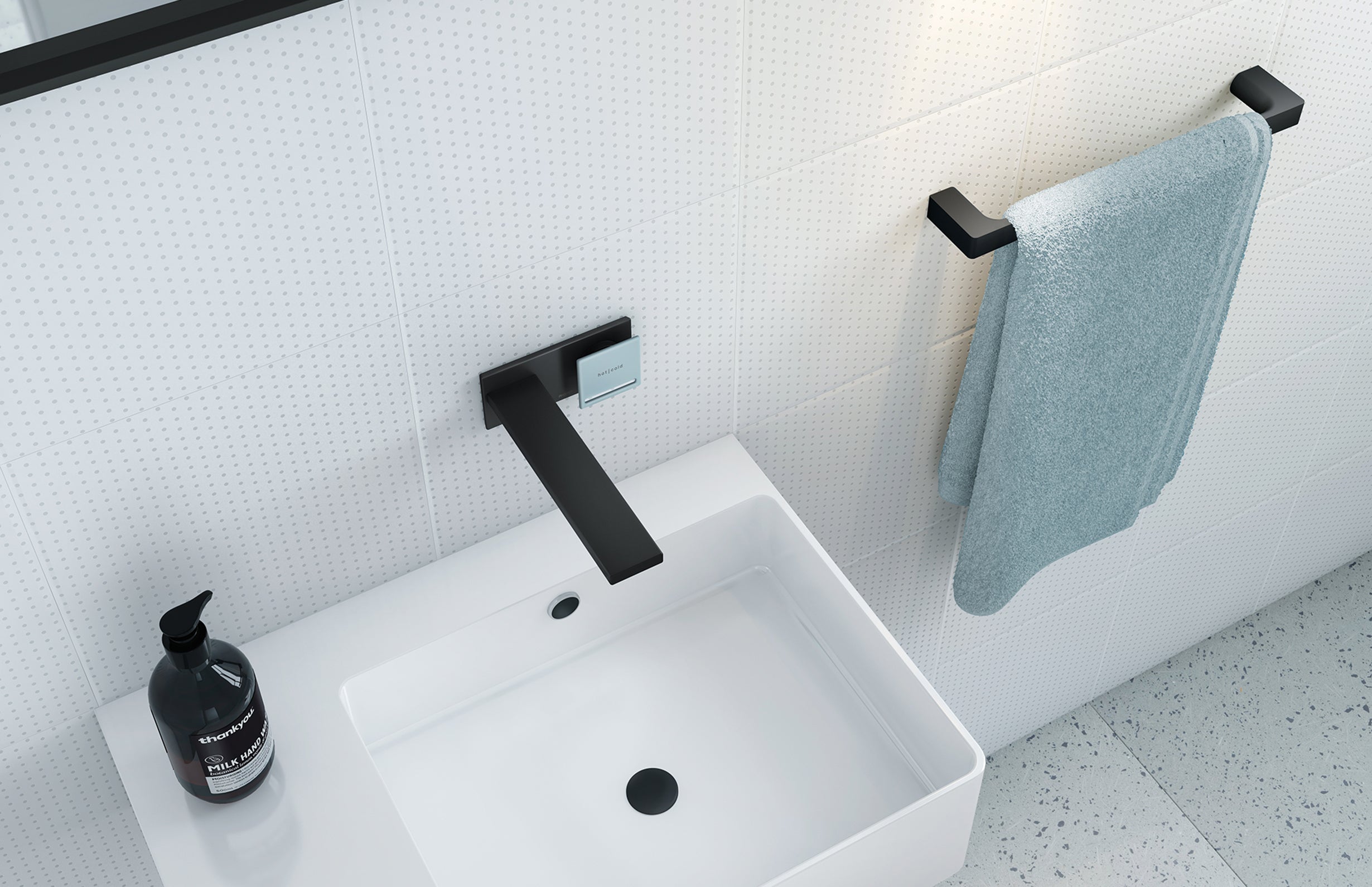 Phoenix Gloss Hand Towel Rail GS893