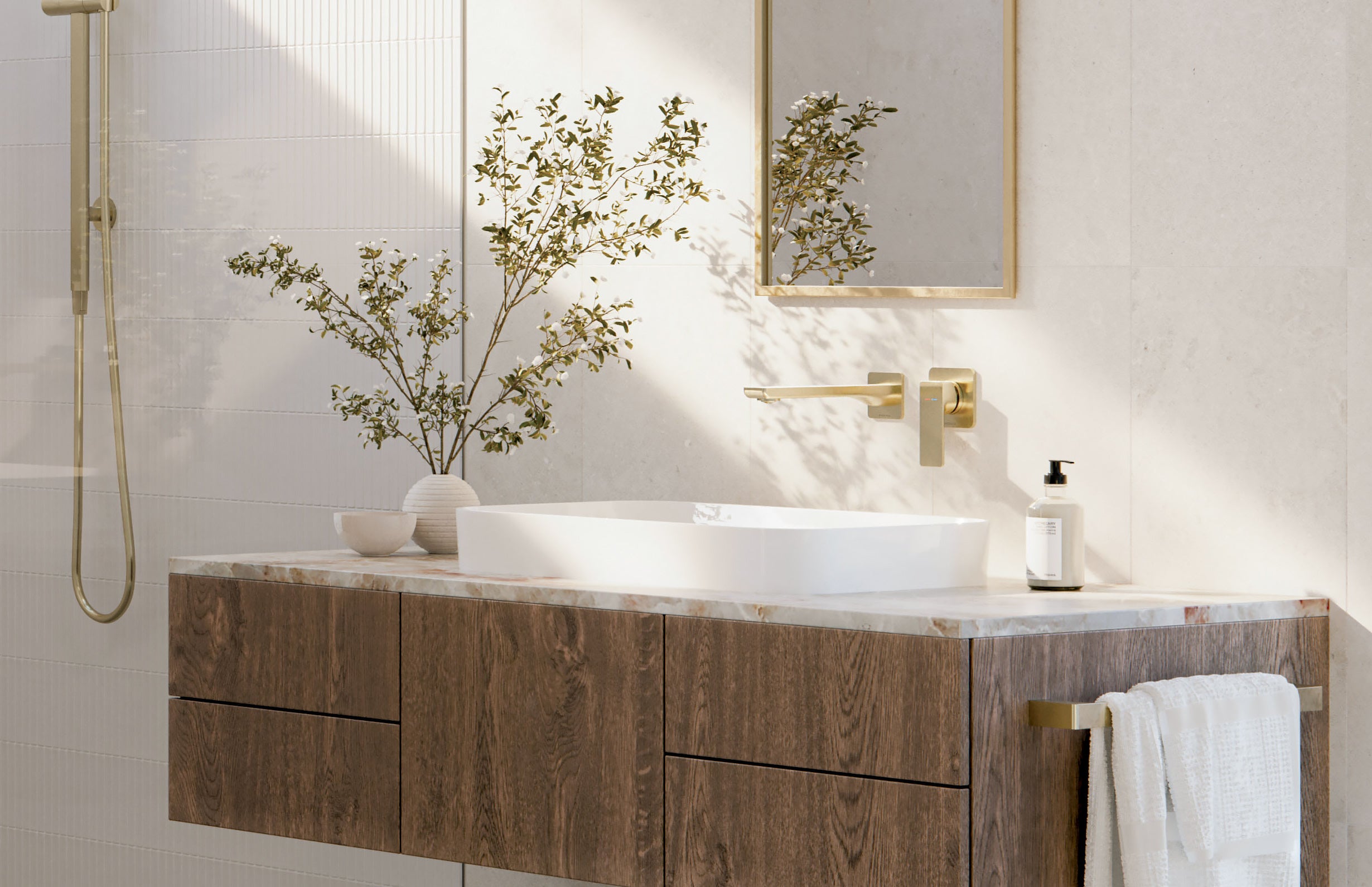 Phoenix Gloss Hand Towel Rail GS893