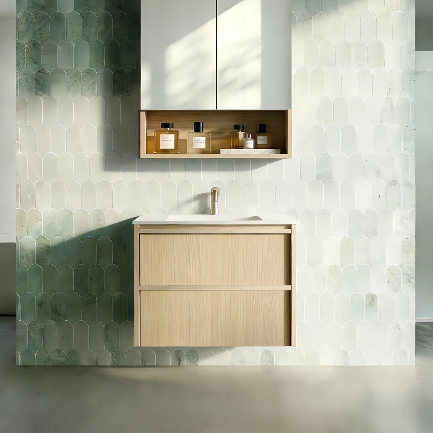 Lukka Ridgewood Modern All-Drawer 600mm Wall Hung Vanity Cabinet