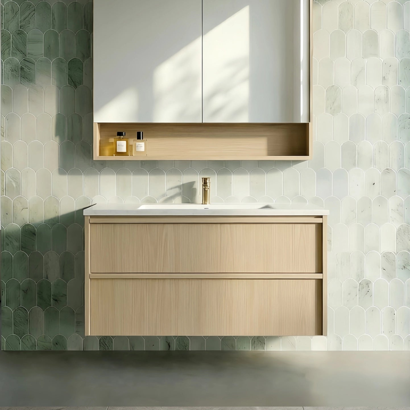 Lukka Ridgewood Modern All-Drawer 900mm Wall Hung Vanity Cabinet
