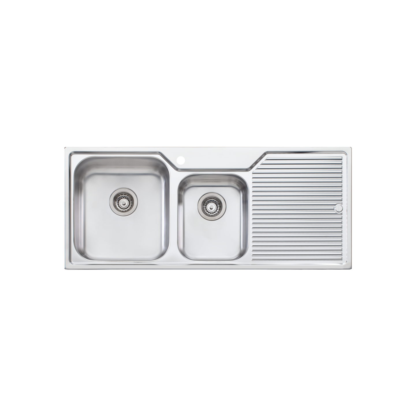 Oliveri Nu-Petite 1 & 3/4 Left Hand Bowl Sink with Drainer NP611