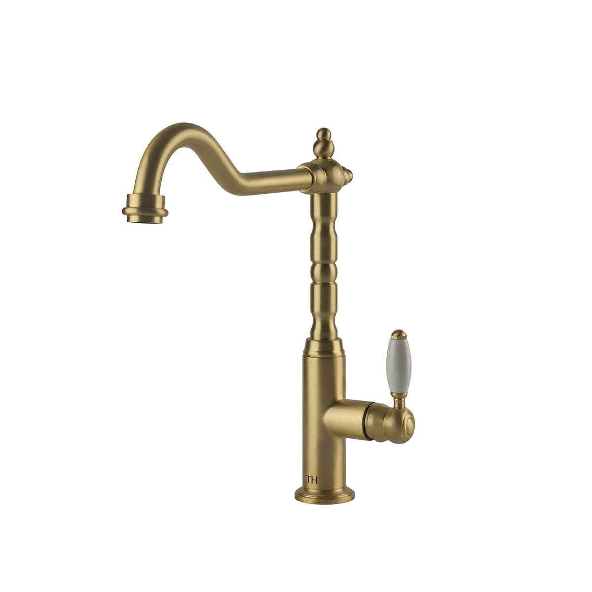 Turner Hastings Providence Single Sink Mixer Brushed Brass