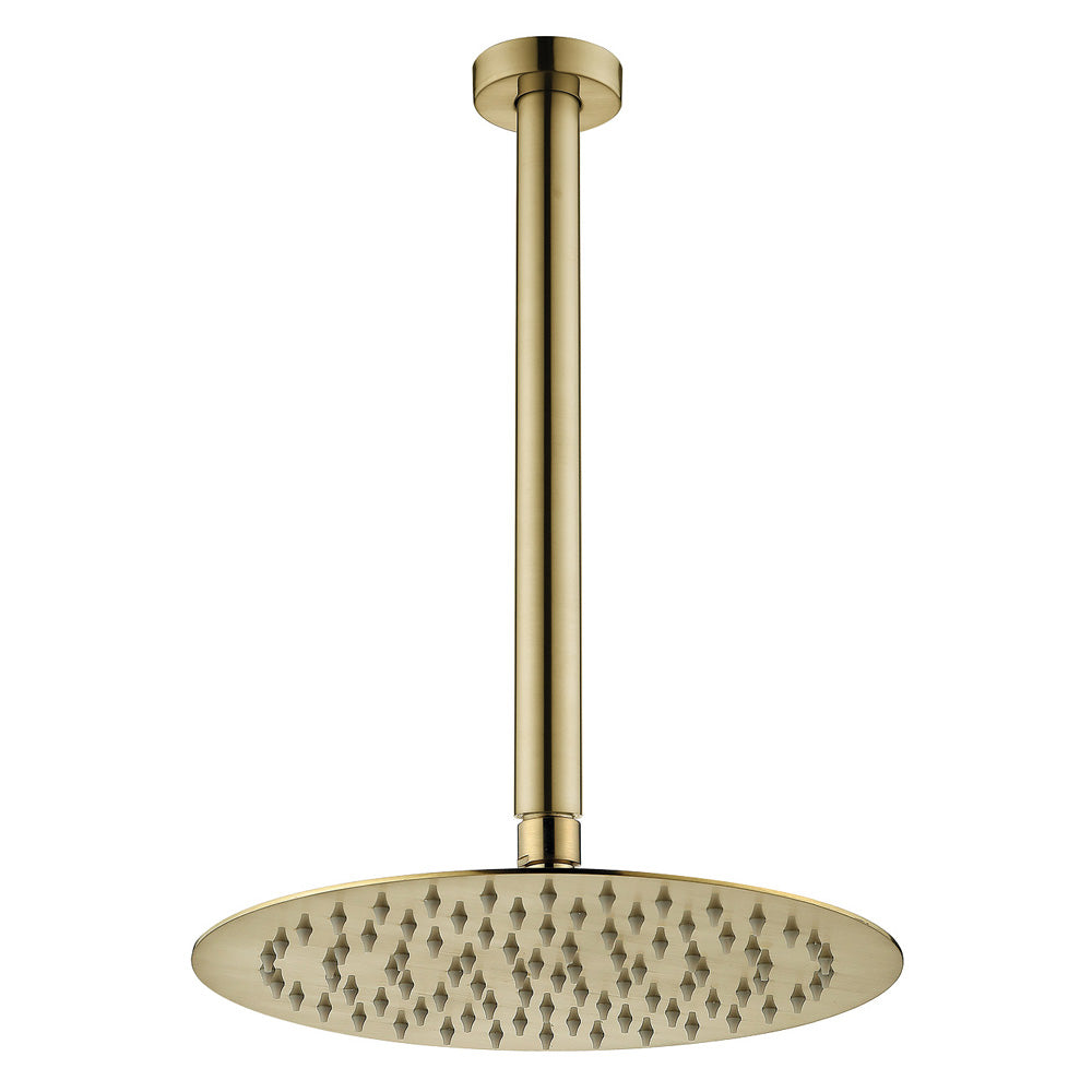 Fienza Kaya Ceiling Shower Set Urban Brass 411125UB-C
