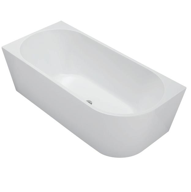 Cassa Design Auris 1400mm Left Hand Corner Bath Gloss White  BT-NA1400LH