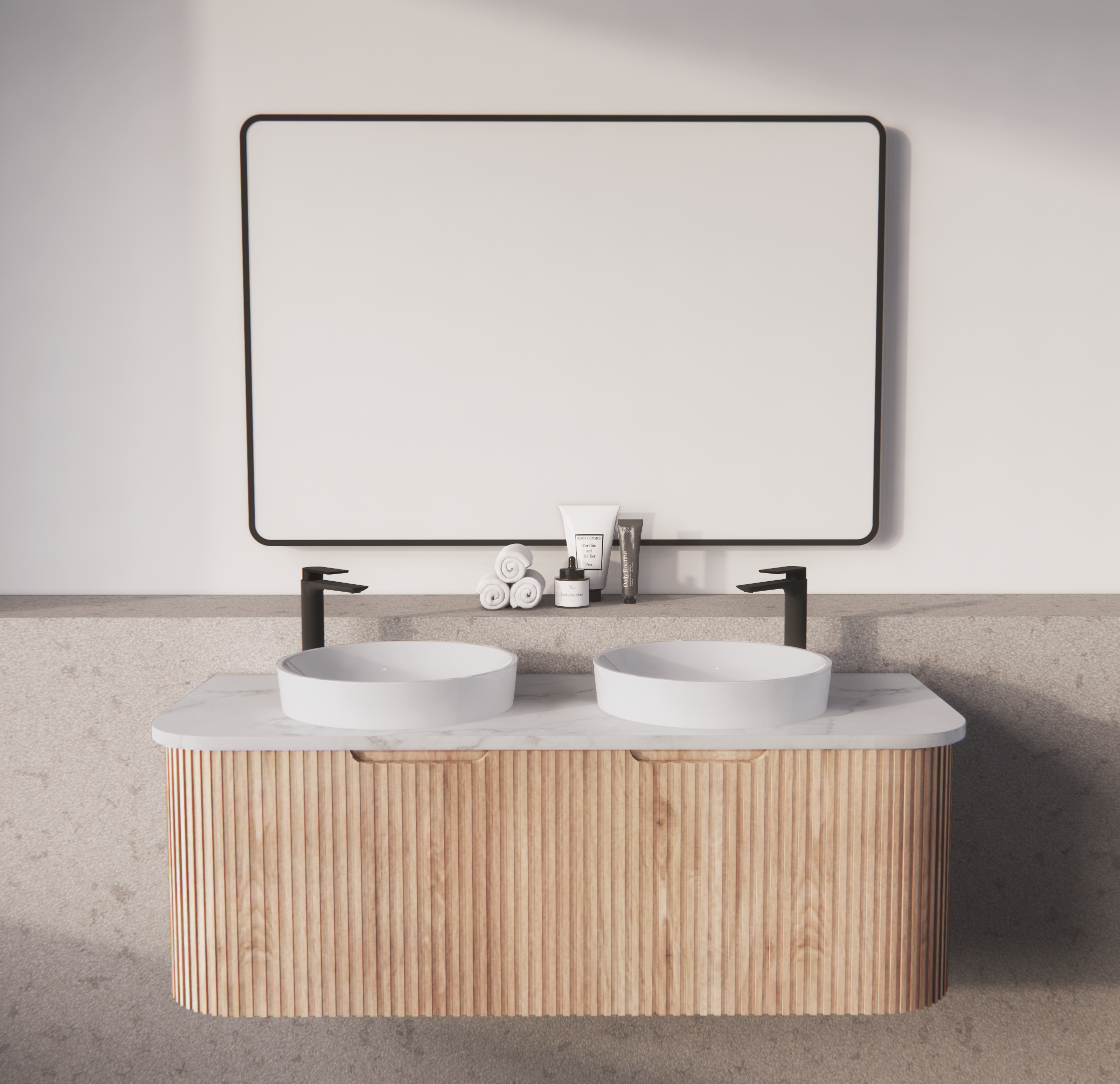 Riva Bergen Solid Timber Wall Hung Vanity