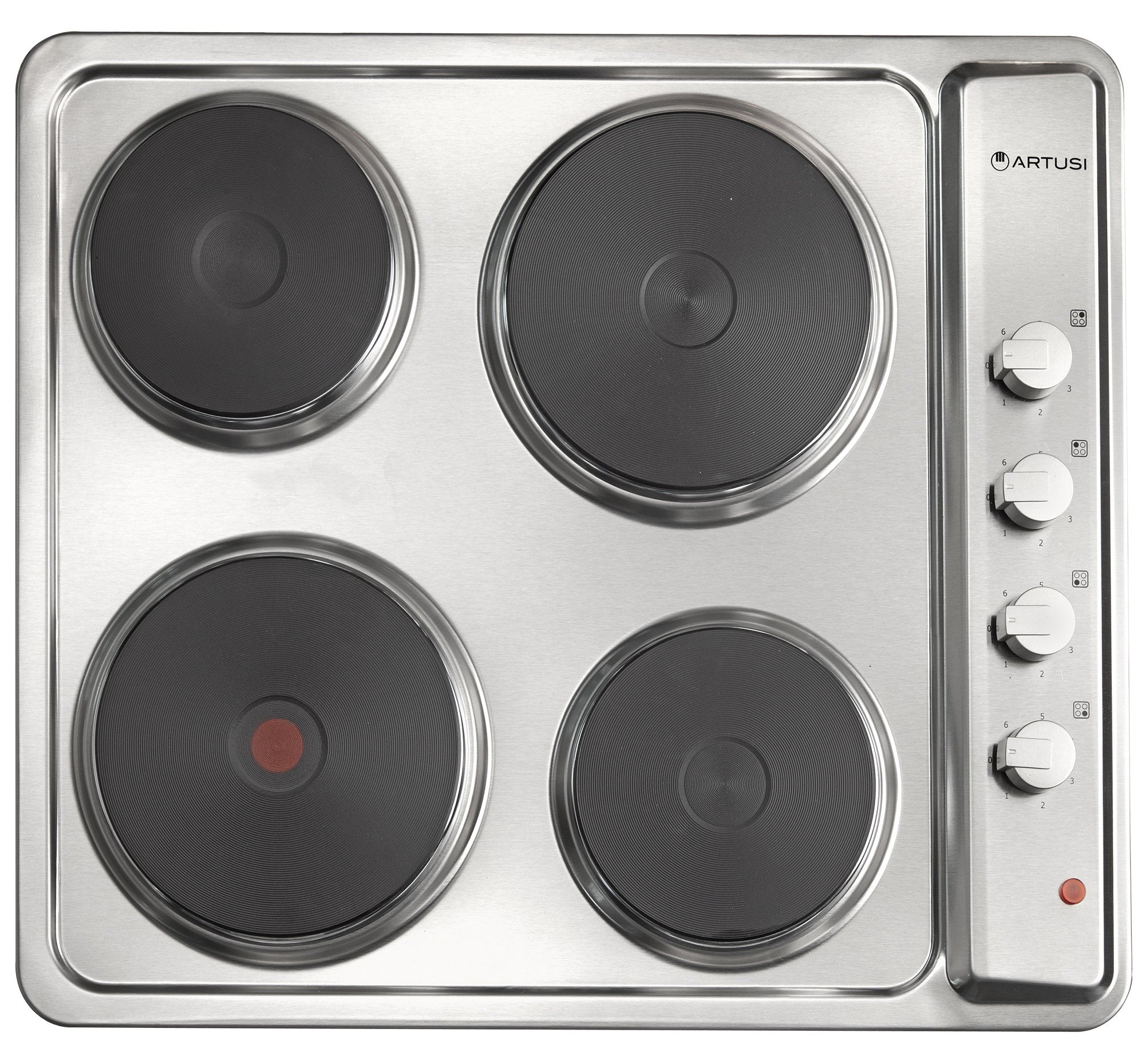 Artusi 60cm Stainless Steel Electric Cooktop CAEH1