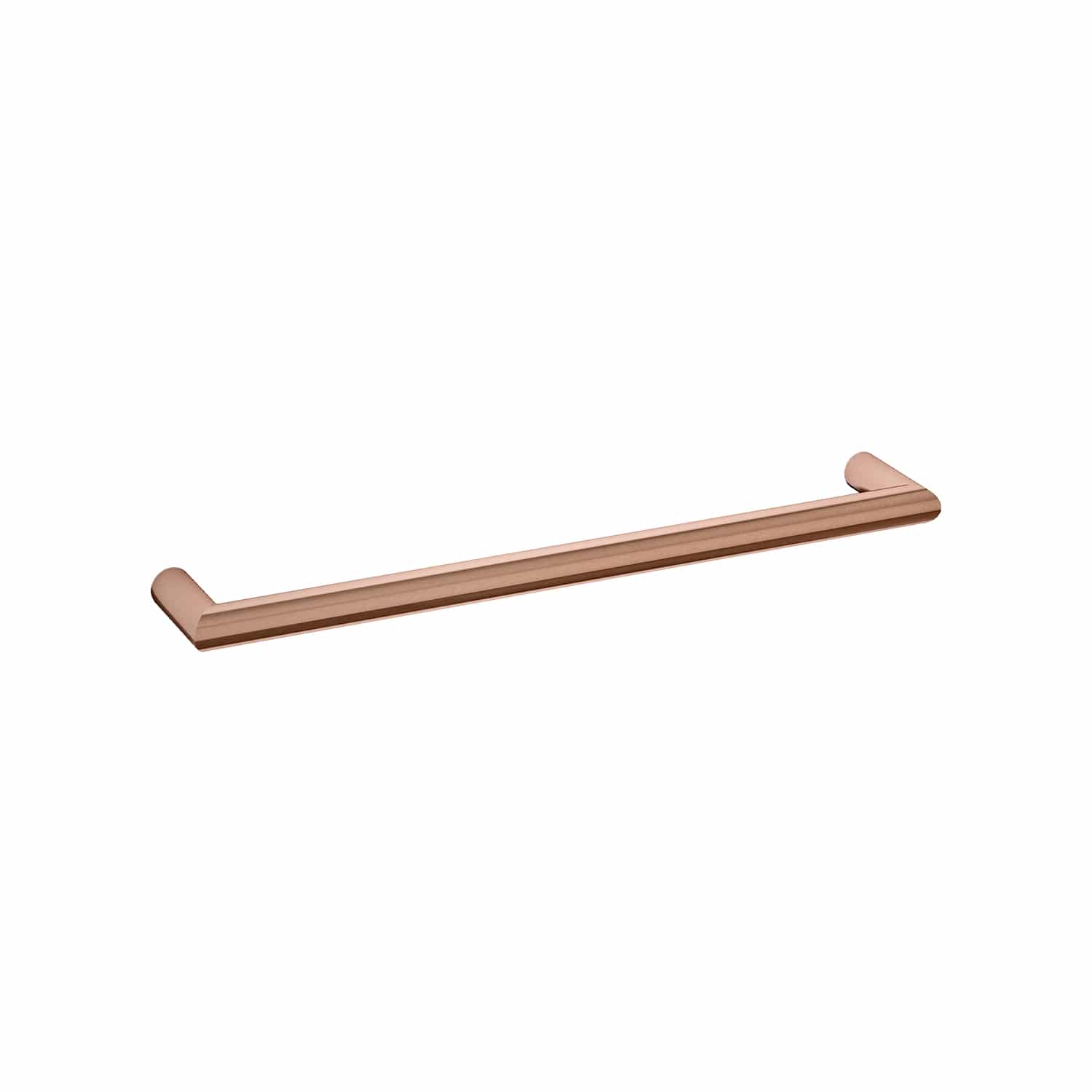 Thermogroup Round Single Bar Heated Towel Rail Rose Gold DSR6RG