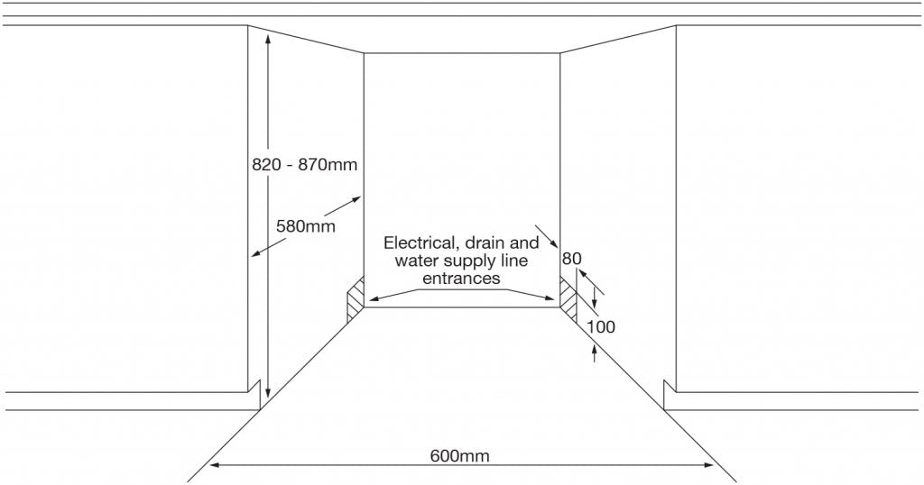 Kleenmaid 60cm Semi Integrated Dishwasher DW6032
