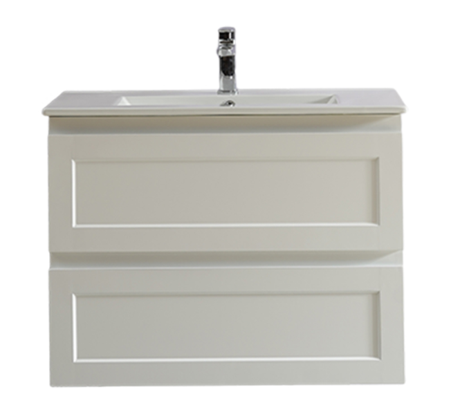 Fremantle 750mm PVC Wall Hung Vanity Matte White