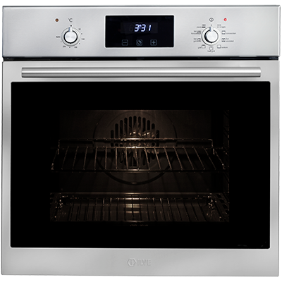 Ilve 60cm Multifunction Stainless Steel Electric Wall Oven ILO60DCX