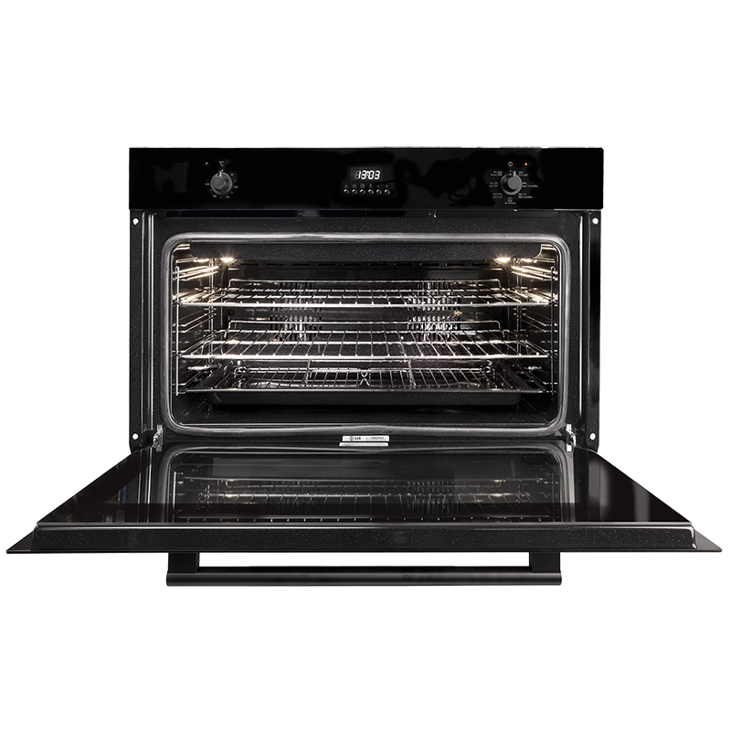 Ilve 90cm Multifunction Black Electric Wall Oven ILO994BV