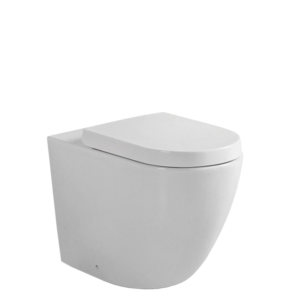 Fienza Koko Gloss White Rimless Wall-Faced Toilet Pan K002376-PS
