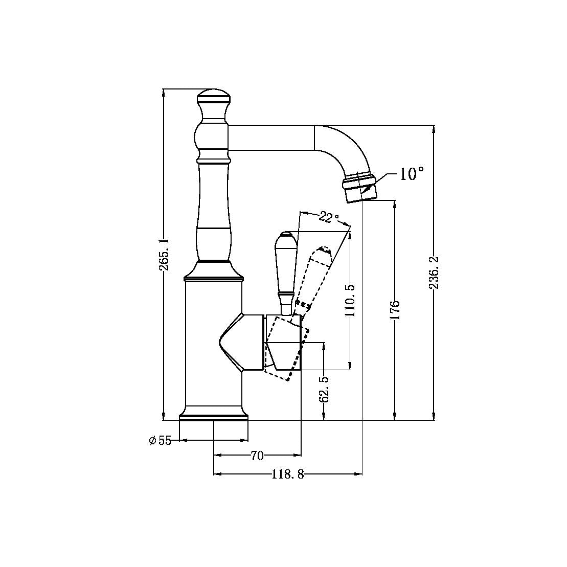 Nero York Basin Mixer NR692101