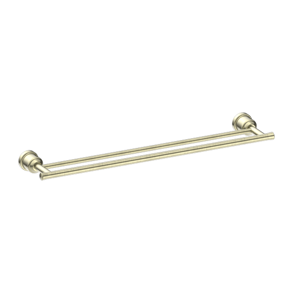 Nero York 600mm Double Towel Rail NR6924d