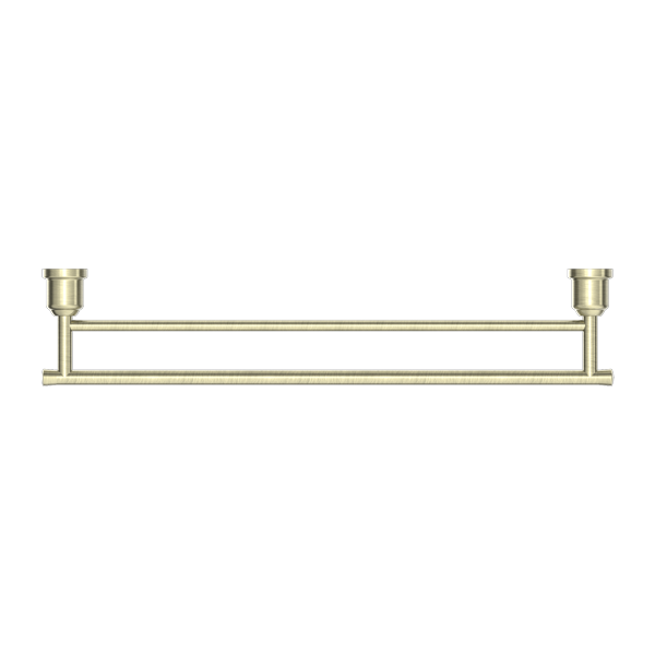 Nero York 600mm Double Towel Rail NR6924d