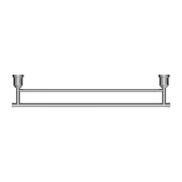 Nero York 600mm Double Towel Rail NR6924d