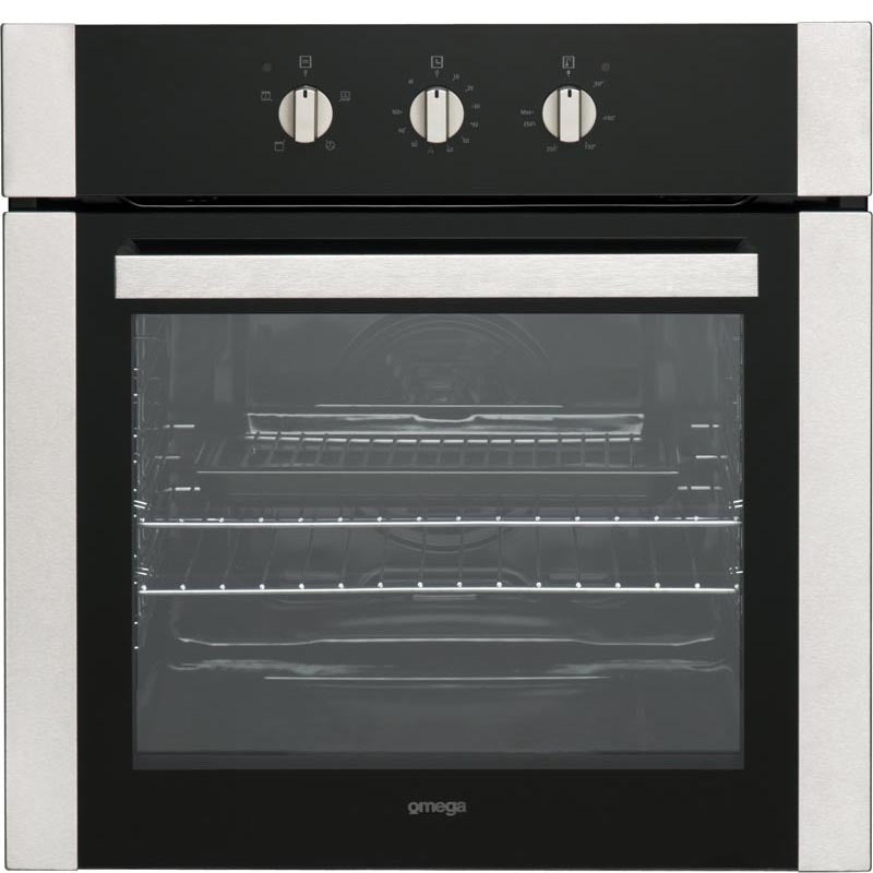 Omega 60cm Stainless Steel Electric Wall Oven OO654X