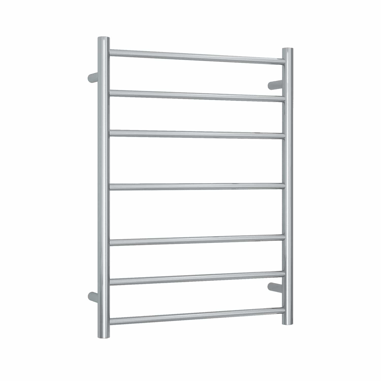 Thermogroup Straight Round 7 Bar Heated Towel Ladder Brushed Stainless Steel SRB4412