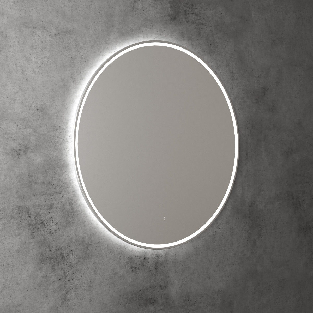 Aulic LED Windsor Brushed Nickel Framed Mirror 900mm LMWIN-900-BN